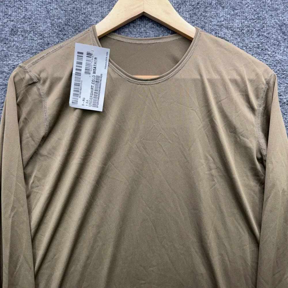 Peckham Gen III Cold Weather Undershirt Mens Small Regular Brown Long Sleeve Tee